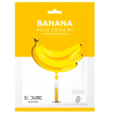 5C Cure Banana Intensive Essence Mask lakštinė veido kaukė su bananų ekstraktu, 1 vnt.