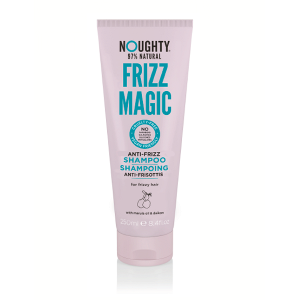Noughty Frizz Magic glotninamasis šampūnas su marulos aliejumi ir japoninių ridikų ekstraktais, 250 ml