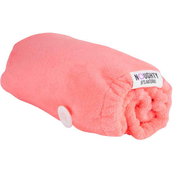 NOUGHTY mikropluošto plaukų rankšluostukas, rožinės spalvos, 1vnt