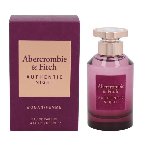 Abercrombie & Fitch Authentic Night Women EDP parfumuotas vanduo moterims, 100 ml