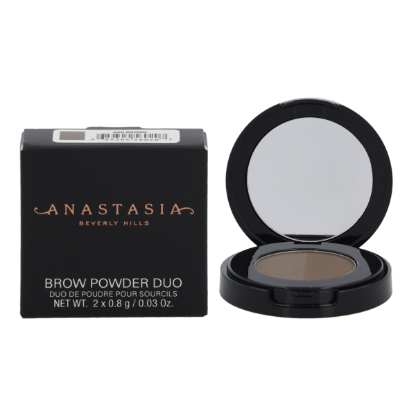 Anastasia Beverly Hills Brow Powder Duo pudra antakiams, atspalvis: Ash Brown, 1.6 g