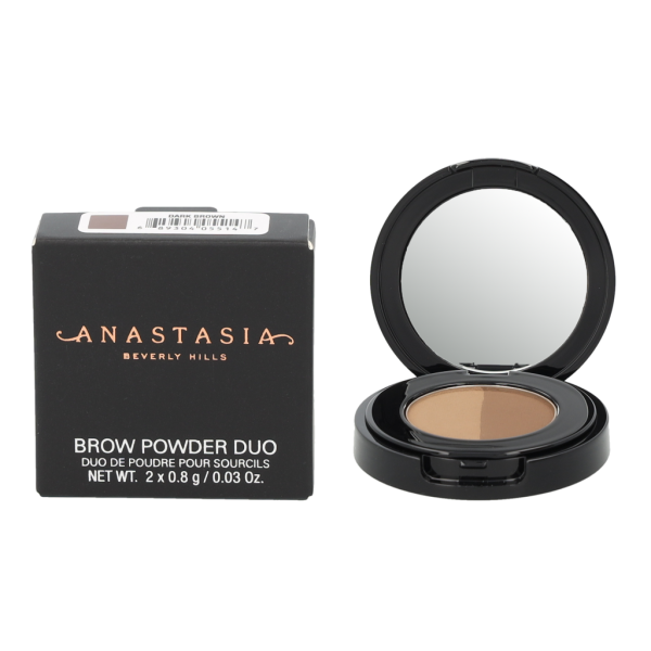 Anastasia Beverly Hills Brow Powder Duo pudra antakiams, atspalvis: Dark Brown, 1.6 g