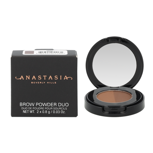 Anastasia Beverly Hills Brow Powder Duo pudra antakiams, atspalvis: Ebony, 1.6 g