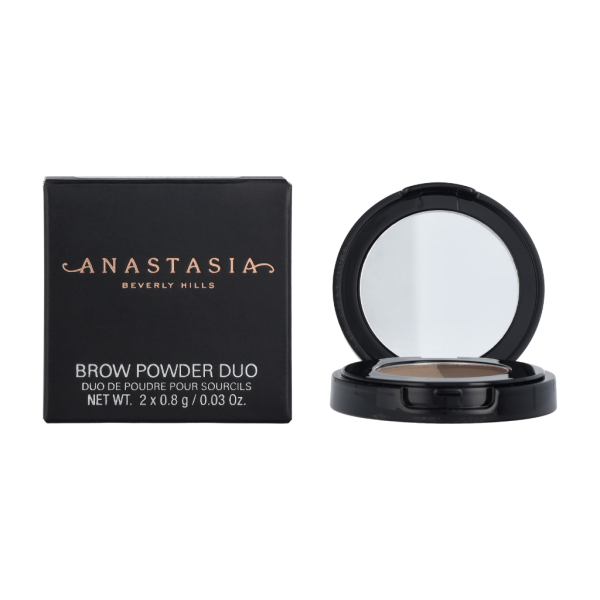 Anastasia Beverly Hills Brow Powder Duo pudra antakiams, atspalvis: Medium Brown, 1.6 g