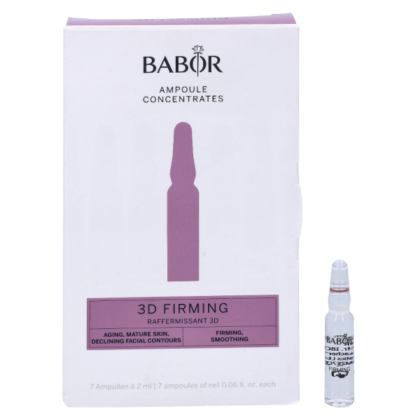 Babor 3D Firming Ampoule Concentrates veido ovalą formuojančios stangrinančios ampulės veidui, 7 x  2 ml