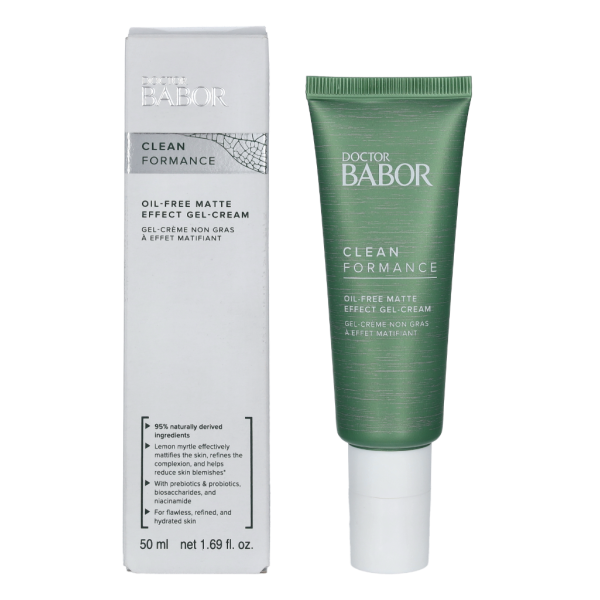 Babor Clean Formance Oil-Free Matte Effect Gel-Cream matifikuojantis kremas-gelis be aliejų, 50 ml