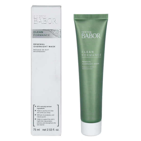 Babor Clean Formance Renewal Overnight Mask atkuriamoji naktinė veido kaukė, 75 ml