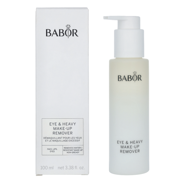 Babor Cleansing Eye & Heavy Make-Up Remover akių ir veido makiažo valiklis., 100 ml