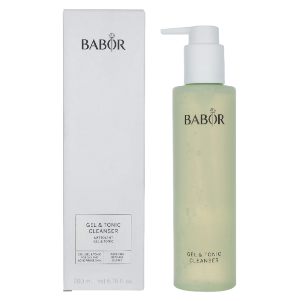 Babor Gel & Tonic Cleanser veido prausiklis ir tonikas du viename, 200 ml