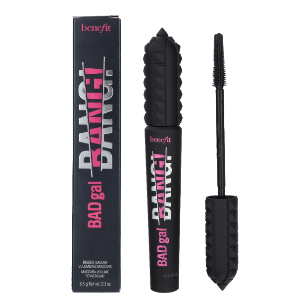 Benefit BADgal Bang Volumizing Mascara apimties suteikiantis blakstienų tušas, atspalvis: Intense Pitch Black, 8.5 g