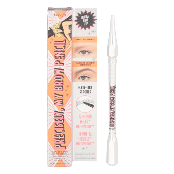 Benefit Precisely My Brow Pencil Ultra-Fine antakių pieštukas, atspalvis: 4 Warm Deep Brown, 0.08 g