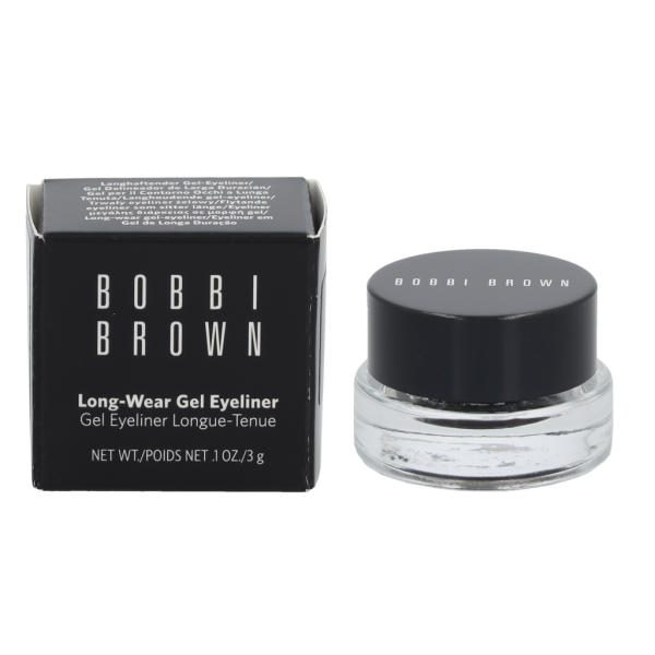 Bobbi Brown Long-Wear Gel Eyeliner ilgai išliekantis gelinis akių apvadas, atspalvis: 01, Black Ink, 3 g