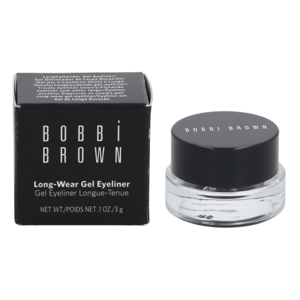 Bobbi Brown Long-Wear Gel Eyeliner ilgai išliekantis gelinis akių apvadas, atspalvis:  27 - Caviar Ink, 3 g