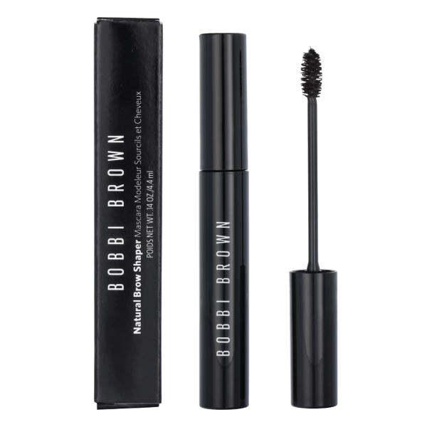 Bobbi Brown Natural Brow Shaper Mascara antakių gelis, atspalvis: 11 Soft Black, 4 ml