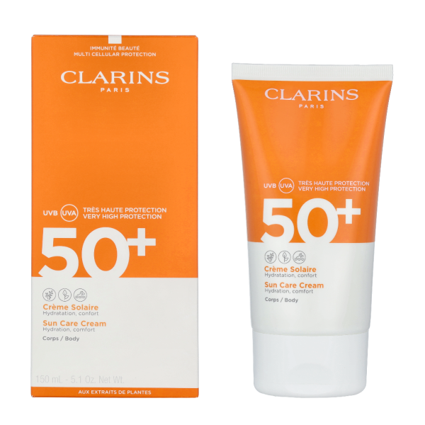 Clarins Sun Care Cream Body SPF 50+ apsauginis kremas nuo saulės, 150 ml