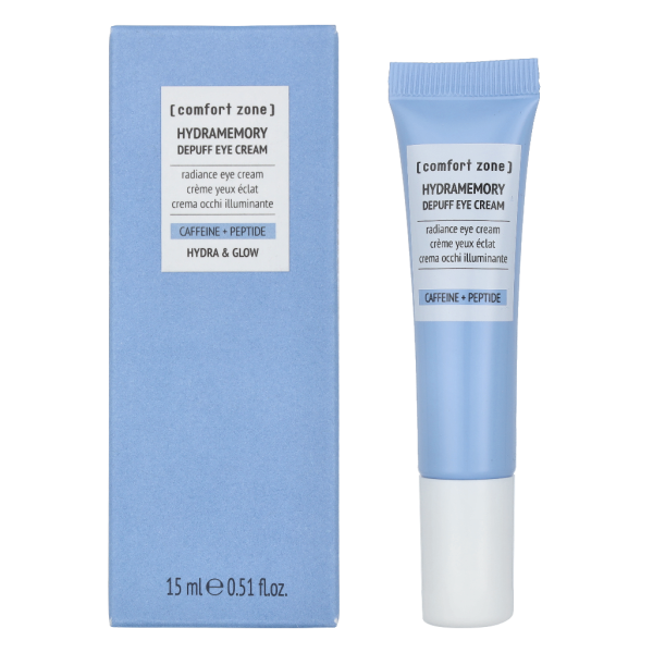 Comfort zone Hydramemory Depuff Eye Cream drėkinantis paakių kremas, 15 ml