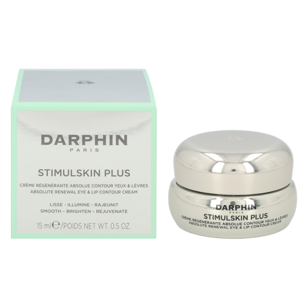 Darphin Stimulskin Plus Absolute Renewal Eye & Lip Contour Cream akių ir lūpų kontūro kremas, 15 ml