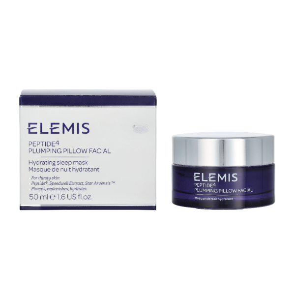 Elemis Peptide4 Plumping Pillow Facial Mask naktinė drėkinamoji kaukė, 50 ml