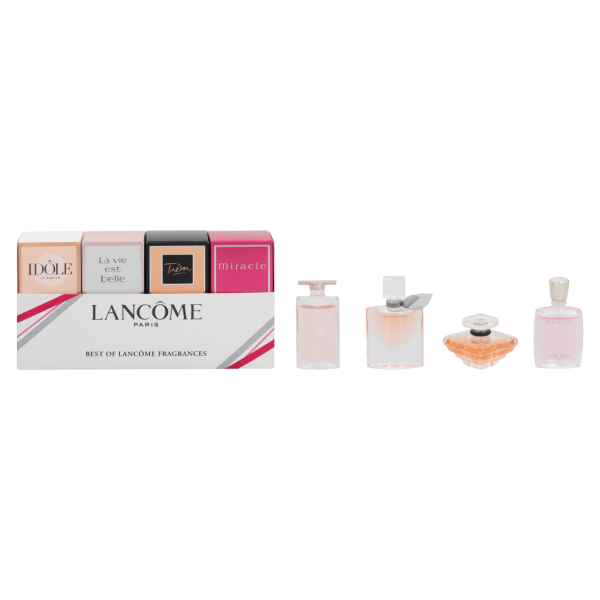 Lancome The Best Of Lancome Fragrances rinkinys moterims (Idole EDP, 5 ml + La Vie Est Belle EDP, 4 ml +Tresor EDP, 7,5 ml + Miracle EDP, 5 ml)