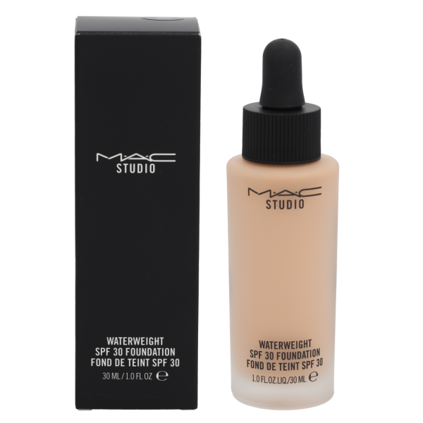 MAC Studio Waterweight Foundation SPF 30 skyskas makiažo pagrindas, atspalvis: NC25, 30 ml