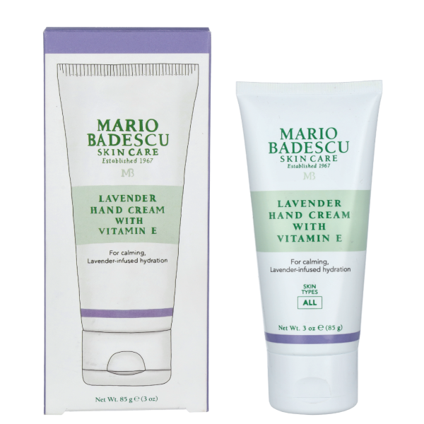 Mario Badescu Lavender Hand Cream Vitamin E raminamasis ir drėkinamasis rankų kremas, 85 g