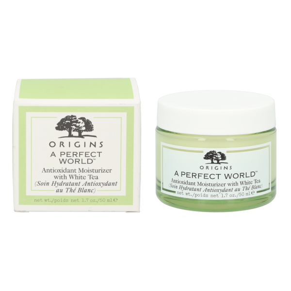 Origins A Perfect World Antioxidant Moisturizer With White Tea maitinamasis antioksidacinis kremas, 50 ml