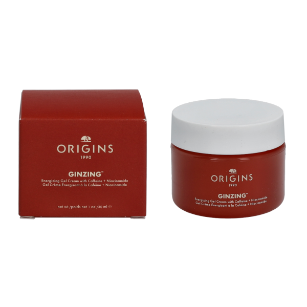 Origins GinZing Energizing Gel Cream With Caffeine+Niacinamide drėkinamasis kreminis gelis, pasižymintis skaistinamuoju poveikiu, 30 ml