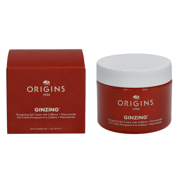 Origins GinZing Energizing Gel Cream With Caffeine+Niacinamide drėkinamasis kreminis gelis, pasižymintis skaistinamuoju poveikiu, 50 ml