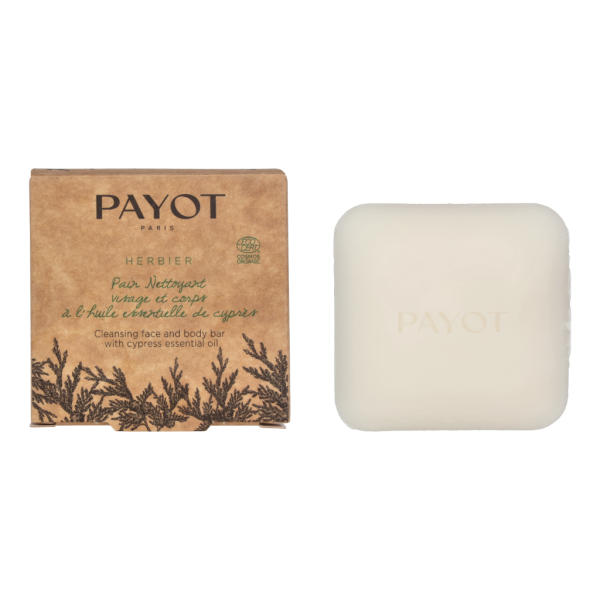 Payot Herbier Cleansing Face And Body Bar valomasis veido ir kūno muilas, 85 g