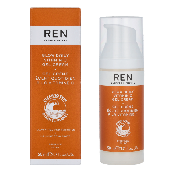 REN Glow Daily Vitamin C Gel Cream drėkinamasis veido kremas, 50 ml