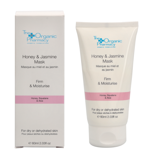 The Organic Pharmacy Honey & Jasmine Mask medaus ir jazminų veido kaukė, 60 ml