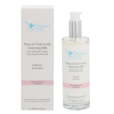 The Organic Pharmacy Rose & Chamomile Cleansing Milk valomasis veido pienelis, 100 ml