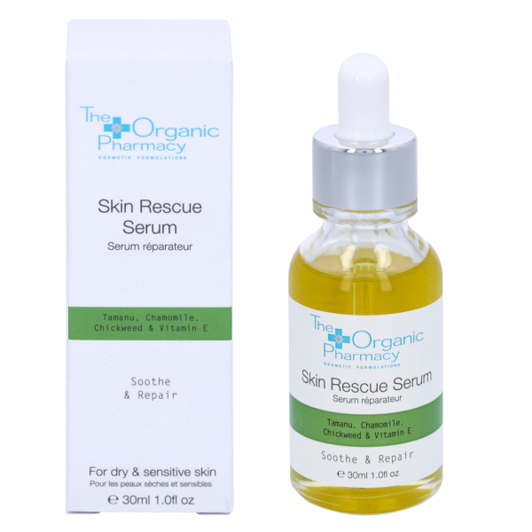 The Organic Pharmacy Skin Rescue Serum veido serumas, 30 ml