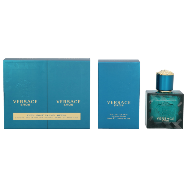 Versace Eros Pour Homme Duoset rinkinys vyrams (EDT, 2 x 30 ml)