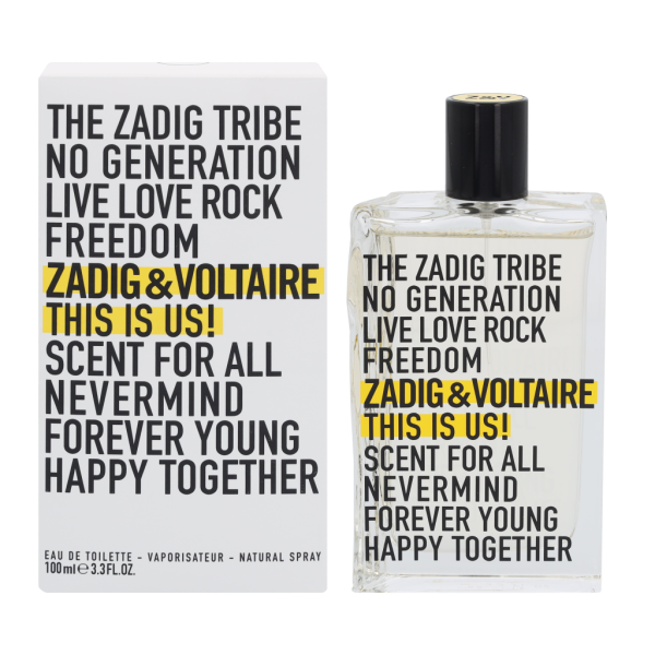 Zadig & Voltaire This is Us! SNFH EDT tualetinis vanduo Unisex, 100 ml