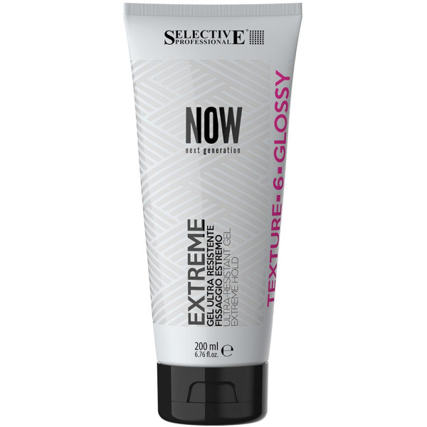 Selective Professional Now EXTREME GEL Ypač stiprios fiksacijos ir atsparumo plaukų želė, 200 ml