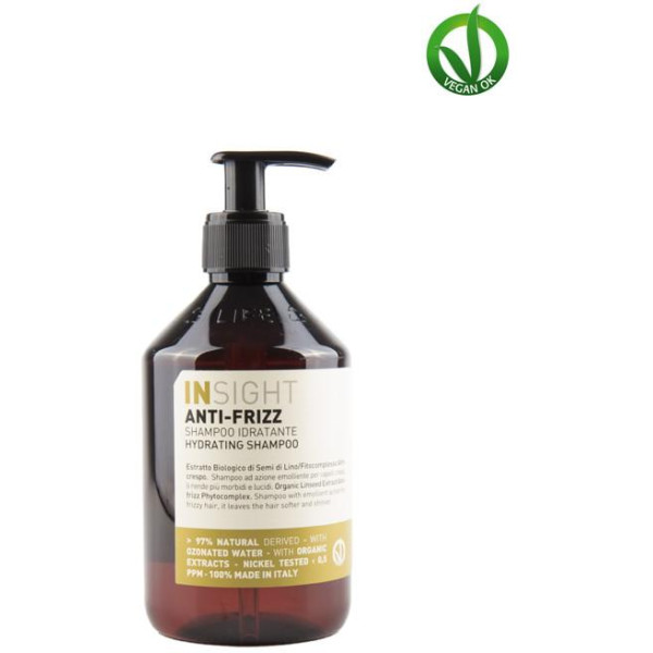 Insight Professional IAF040 INSIGHT ANTI-FRIZZ Drėkinamasis šampūnas, 400 ml