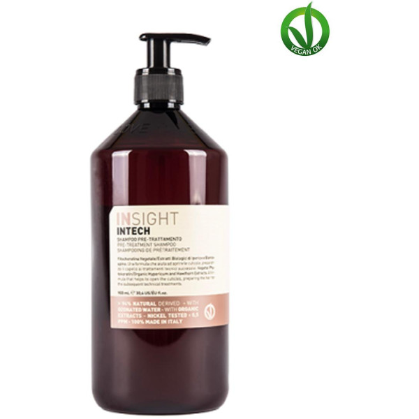 Insight Professional INT156 INSIGHT INTECH PRE-TREATMENT SHAMPOO šampūnas  naudojamas prieš technines procedūras, 900 ml