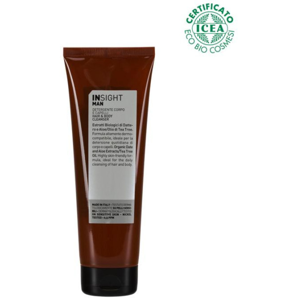 Insight Professional IMA097 INSIGHT MAN HAIR AND BODY CLEANSER kūno ir plaukų prausiklis, 250 ml