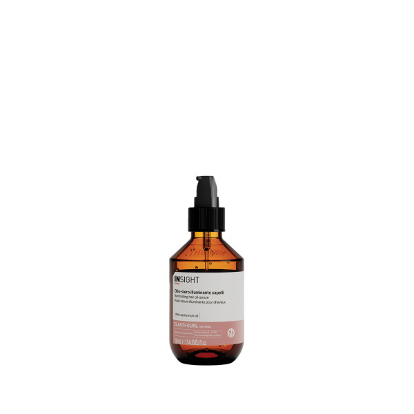 Insight Professional IEC689 INSIGHT ELASTI-CURL švytėjimo suteikiantis plaukų aliejus-serumas, 100 ml