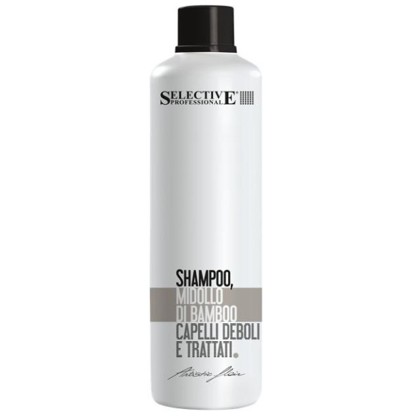 Selective Professional MIDOLLO DI BAMBOO šampūnas silpniems ir procedūrų paveiktiems plaukams, 1000 ml