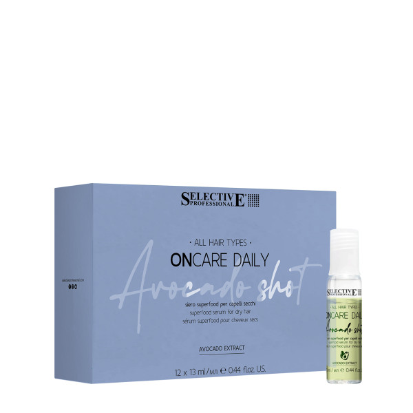 Selective Professional ON CARE DAILY AVOCADO SHOT serumas plaukams, 13 ml