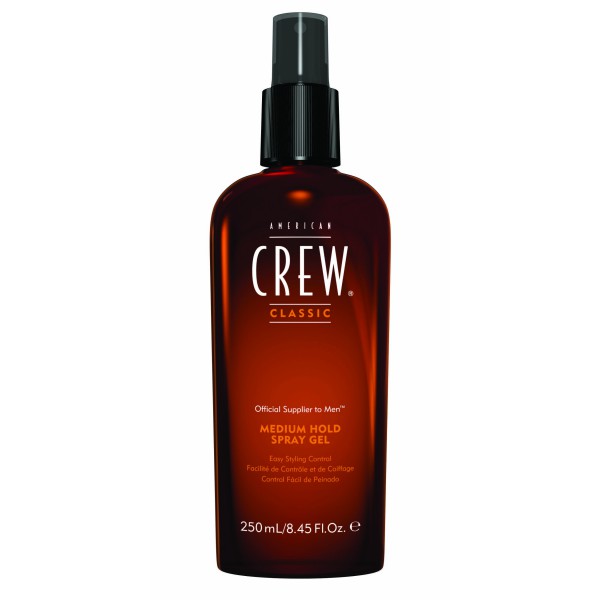 American Crew Medium Hold Spray Gel plaukų formavimo purškiklis, 250 ml