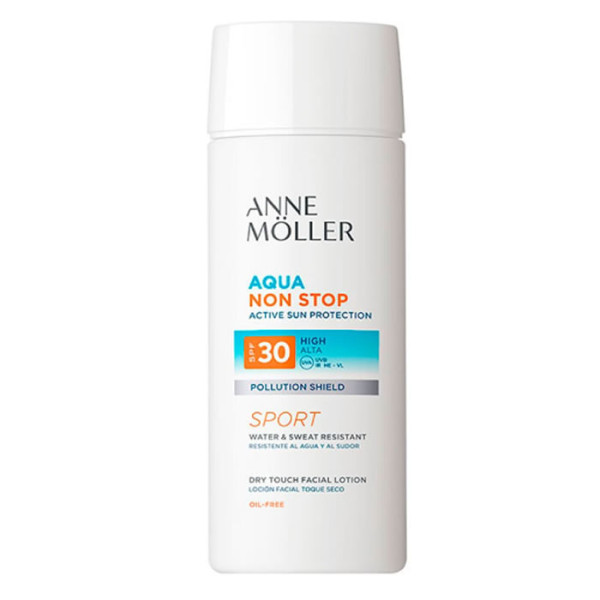 Anne Möller Aqua Non Stop Dry Touch Facial Lotion SPF 30 apsauginis veido losjonas, 75 ml