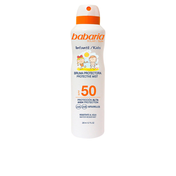 Babaria Protective Mist For Children SPF 50 apsauginė dulksna nuo saulės vaikams, 200 ml