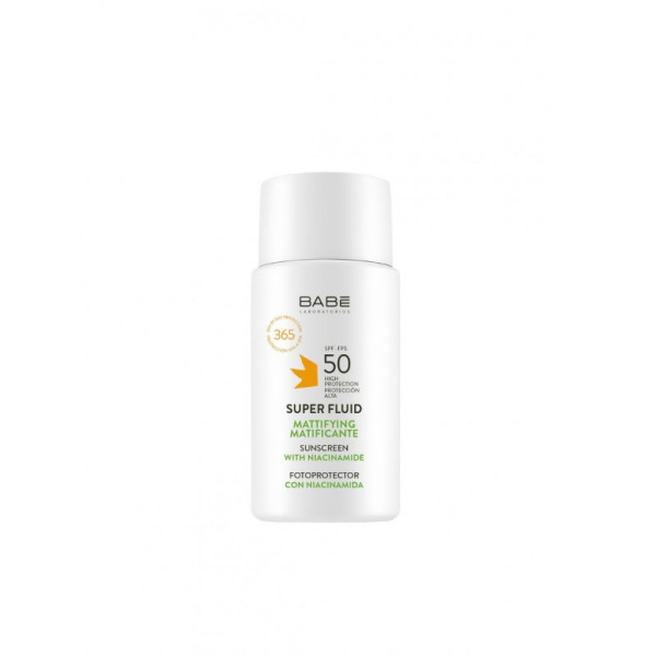 Babe Sunscreen  SPF 50 Mattifying apsauginė emulsija riebiai, mišriai veido odai, 50 ml