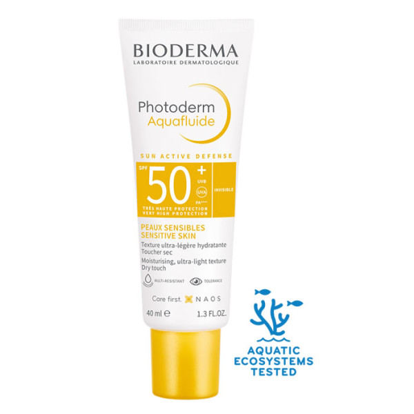 Bioderma Photoderm Max Aquafluide SPF 50+ apsauginis kremas nuo saulės, visų tipų odai, 40 ml