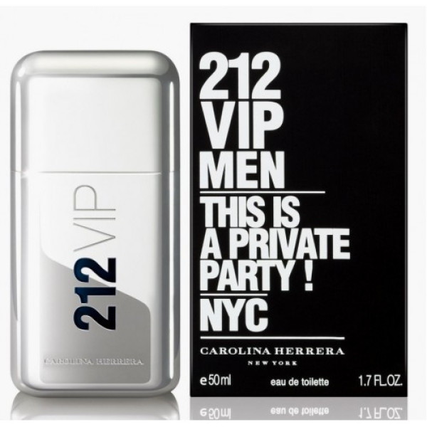 Carolina Herrera 212 Vip Men EDT tualetinis vanduo unisex, 50 ml