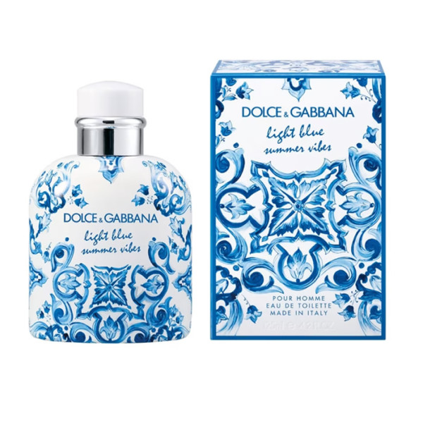 Dolce And Gabbana Light Blue Pour Homme Summer Vibes EDT tualetinis vanduo unisex, 125 ml