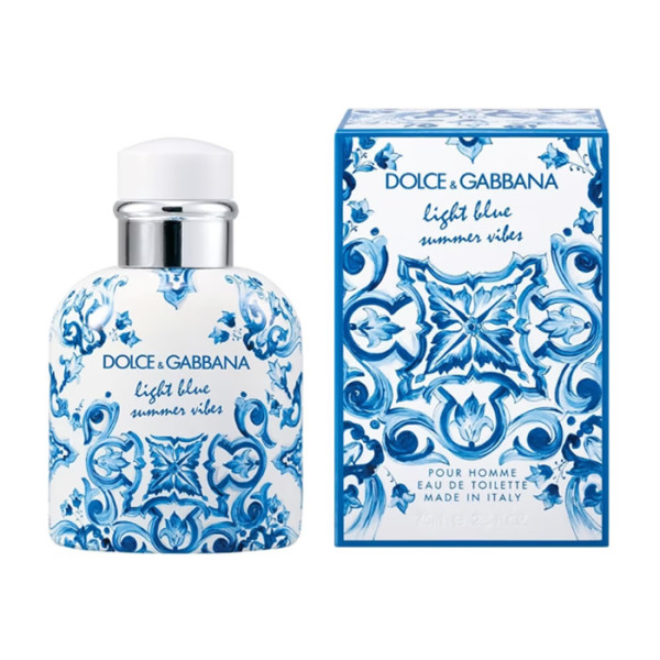 Dolce And Gabbana Light Blue Summer Vibes Pour Homme EDT tualetinis vanduo vyrams, 75 ml